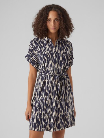 VERO MODA Blusenkleid 'VMEasy Joy' in Beige: Vorderseite