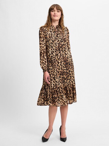 Marie Lund Shirt Dress in Brown: front
