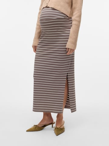 MAMALICIOUS Skirt 'MLEVA' in Brown: front