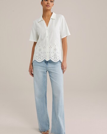 Camicia da donna di WE Fashion in bianco
