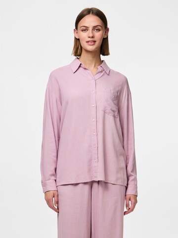 Chemisier 'PCPIA' PIECES en rose : devant