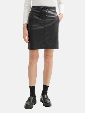 Gonna di TOM TAILOR in nero: frontale