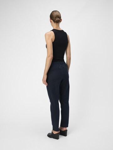 OBJECT Tapered Chino Pants 'OBJMIA' in Blue