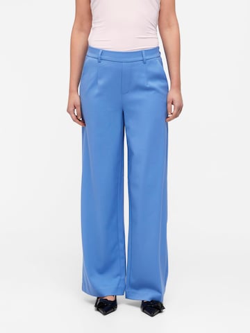 OBJECT Wide leg Pants 'Objlisa' in Blue: front