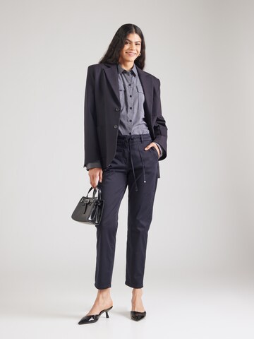 GERRY WEBER Úzky strih Chino nohavice 'Verkue' - Modrá
