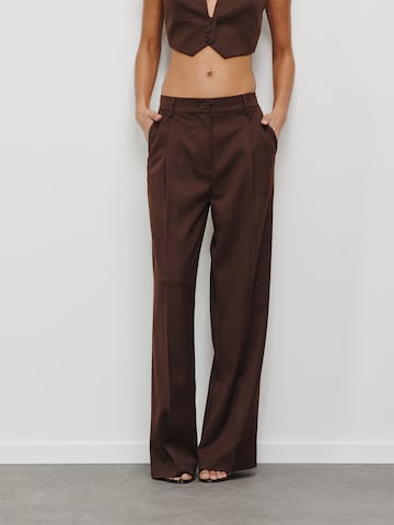 RÆRE by Lorena Rae Wide Leg Bukser i brun: forside