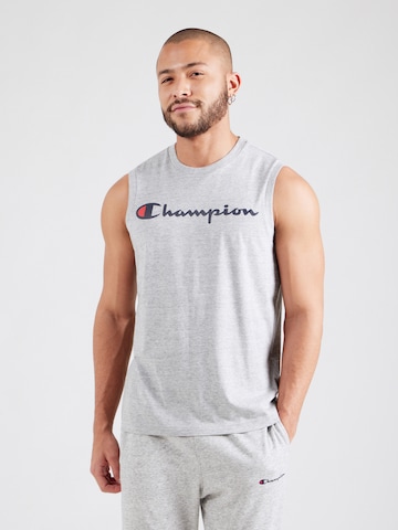Champion Authentic Athletic Apparel Тениска в сиво: отпред