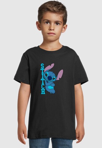 ABSOLUTE CULT Shirt 'Lilo and Stitch - Posing' in Black: front