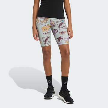 Skinny Pantalon de sport 'Adidas X Farm' ADIDAS SPORTSWEAR en gris : devant