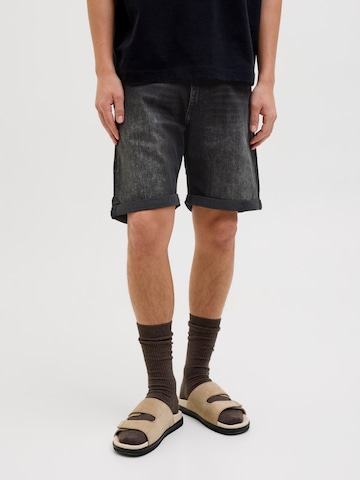 JACK & JONES Regular Jeans 'JJIRICK JJIEVAN' in Black: front