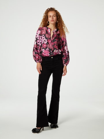 Fabienne Chapot Flared Broek 'Eva' in Zwart