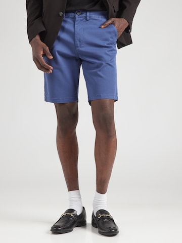 SELECTED HOMME Slim fit Trousers 'SLHSLIM-MILES' in Blue: front