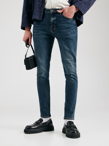 Superdry Skinny Jeans in Blue: front