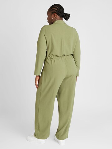 ONLY Carmakoma Jumpsuit 'METTA' in Groen