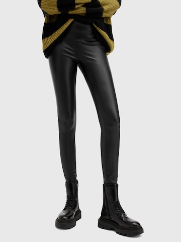 Skinny Leggings 'CORA' de la AllSaints pe negru: față