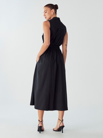 Willa Blusenkleid 'LINA' in Schwarz: Rückseite