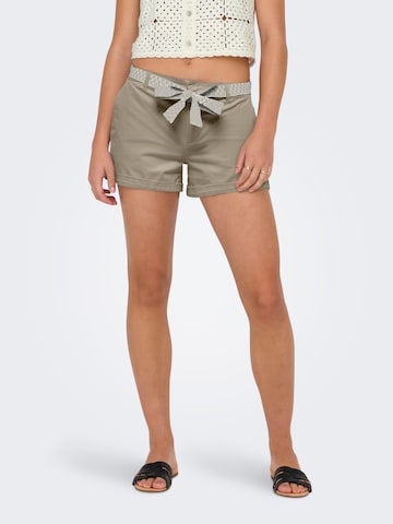 ONLY Regular Shorts 'ONLBiana' in Grau: Vorderseite