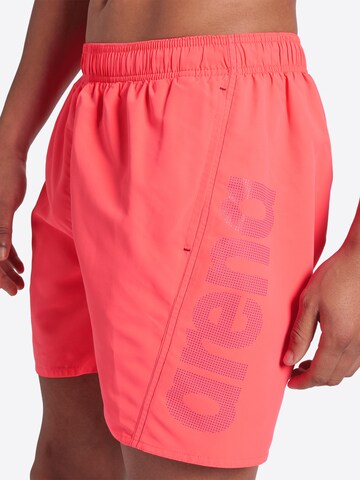 ARENA Sports swimming trunks 'FUNDAMENTALS  LOGO BOXER' in Orange