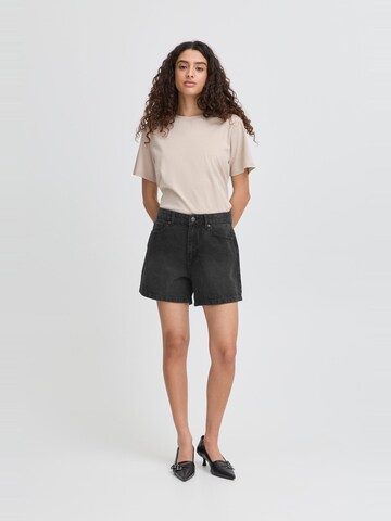ICHI Wide leg Jeans 'ICHAveny' in Black