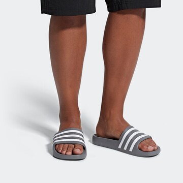 pilka ADIDAS PERFORMANCE Sandalai / maudymosi batai 'Adilette Aqua'