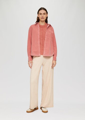s.Oliver Wide Leg Hose in Beige