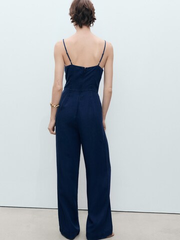 MANGO Jumpsuit 'CRETA' in Blau