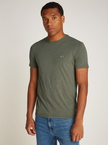 Maglietta 'Jaspe' di Tommy Jeans in verde: frontale