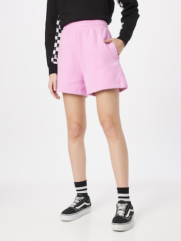 VANS Regular Trousers in Pink: front