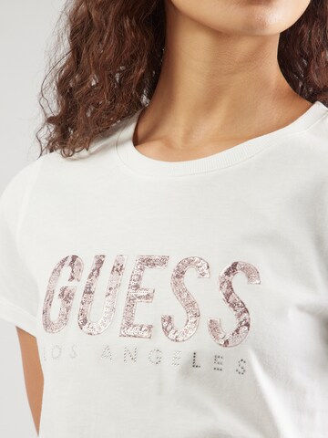 GUESS T-Shirt  'PYTHON' in Weiß