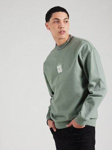 HUGO Sweatshirt 'Durungu' in Groen