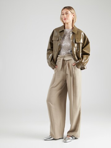 ABOUT YOU Wide leg Byxa i beige