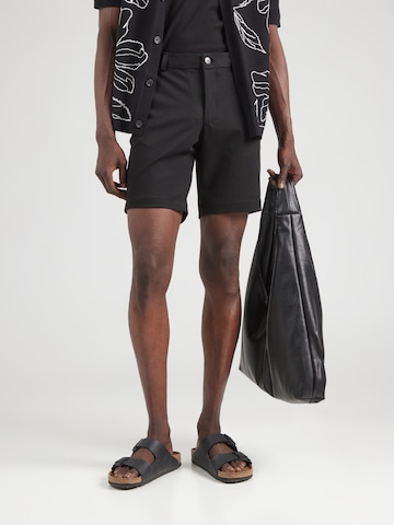 JACK & JONES Štandardný strih Chino nohavice 'JPSTJAIDEN' - Čierna: predná strana