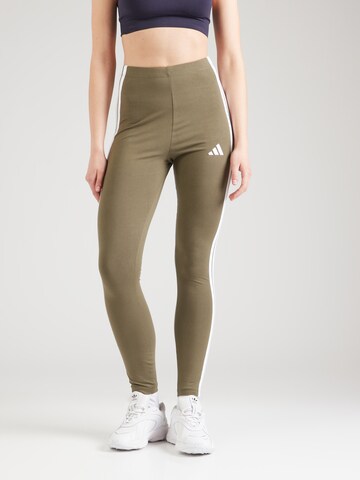 Skinny Pantaloni sportivi 'Essentials' di ADIDAS SPORTSWEAR in verde: frontale