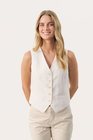 Gilet da completo 'NadhiaPW' di Part Two in bianco: frontale