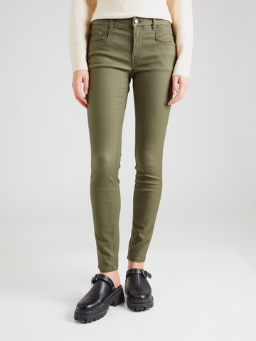 Skinny Jean 'Alexa' TOM TAILOR en vert : devant