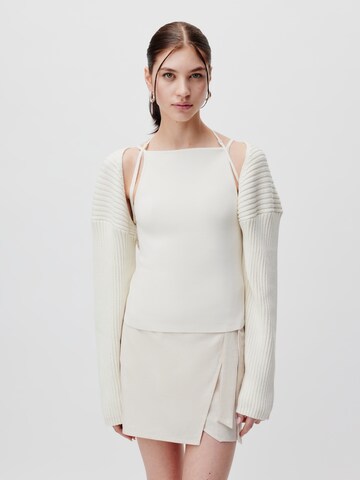 balts LeGer by Lena Gercke Bolero 'Fanny': no priekšpuses