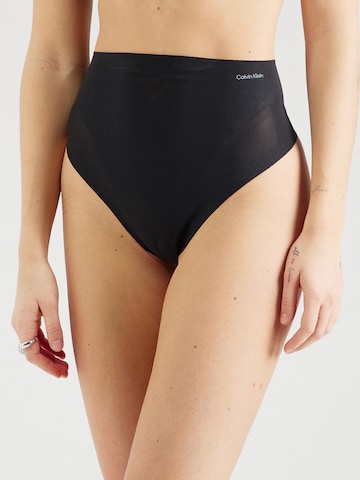 Calvin Klein Underwear Alakformáló body - fekete: elől