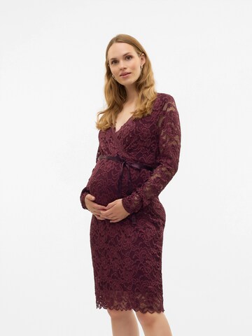 MAMALICIOUS Kokteilové šaty 'MLMIvana Tess' - Červená: predná strana