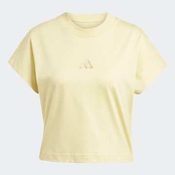 ADIDAS SPORTSWEAR Funktionstopp 'ALL SZN' i gul: framsida