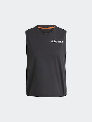 ADIDAS TERREX Sporttop in Schwarz: Vorderseite