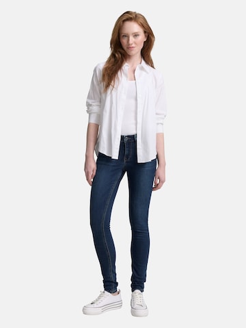 TOM TAILOR DENIM Kitsas Teksapüksid, värv sinine: eest vaates