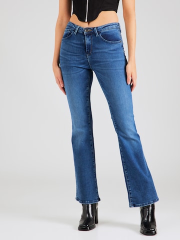 GARCIA Flared Jeans 'Celia' in Blauw: voorkant