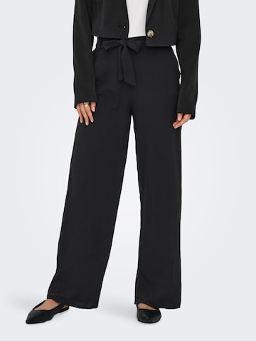 ONLY Wide leg Pants 'ONLNova' in Black: front