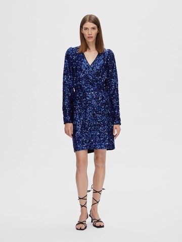 SELECTED FEMME Cocktail Dress 'DANNA' in Blue