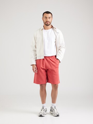 Champion Authentic Athletic Apparel Свободный крой Штаны в Красный