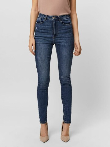 VERO MODA Skinny Jeans in Blue: front