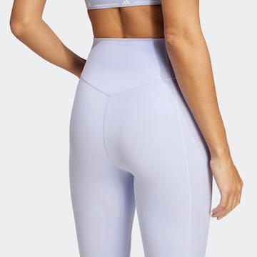 ADIDAS PERFORMANCE Skinny Sporthose in Lila