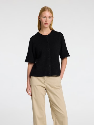 SELECTED FEMME Knit cardigan 'SLFLulu' in Black: front