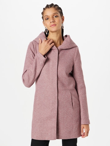 ONLY Between-seasons coat 'ONLSedona' in Pink: front