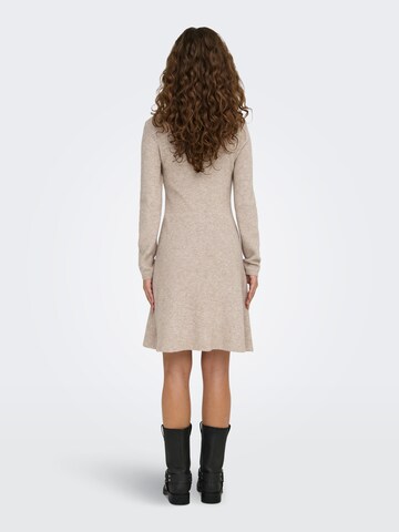 Robes en maille ONLY en marron
